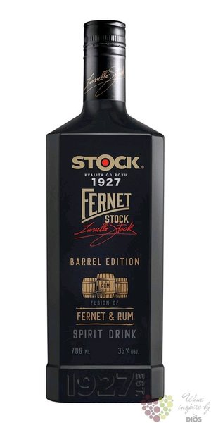 Fernet Stock  Barrel edition  Bohemian herbal liqueur 35% vol.  0.70 l