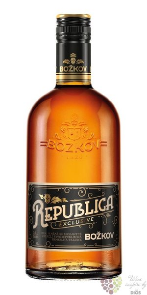 Božkov „ Republica Exclusive ” mixed caribbean rum 38% vol.  0.70 l