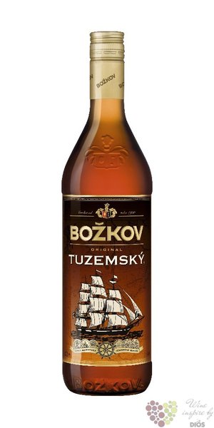 Božkov „ Tuzemský ” flavored regional spirits by Stock 37.5% vol.    0.50 l