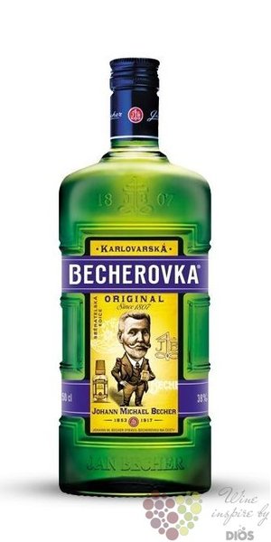 Becherovka  Michael  limited edition Jan Becher Carlsbad 38% vol.    0.50 l