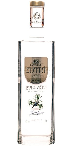 Borovika  Krlovsk  wood box Imperator Drietoma 37.5% vol.  0.70 l