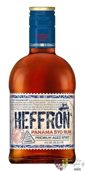 Heffron aged 5 years Panamas rum 38% vol.  0.70 l