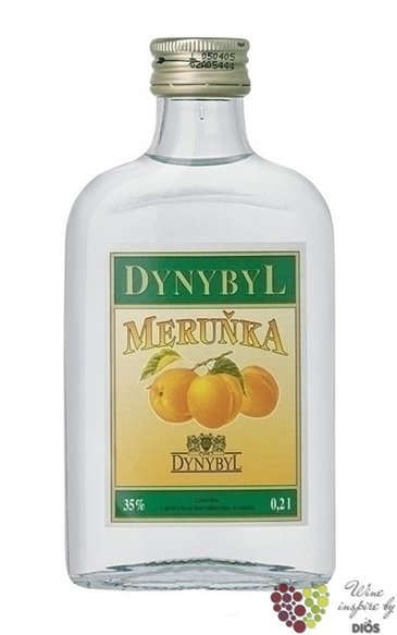 Meruka Czech apricot brandy distilery Dynybyl 35% vol.   0.50 l
