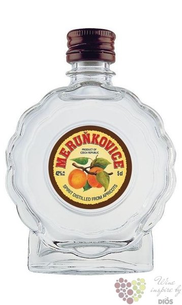 Merukovice  Budik  Moravian apricots brandy Rudolf Jelnek 42% vol.  0.05 l