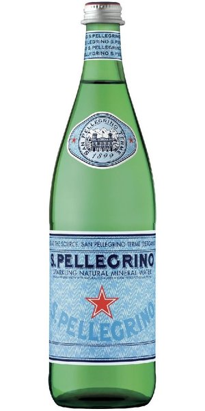 San Pellegrino Italian sparkling natural water GLASS bottle  0.50 l