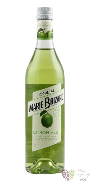 Marie Brizard cordial  Citron Vert  French lime juice 00% vol.  0.70 l