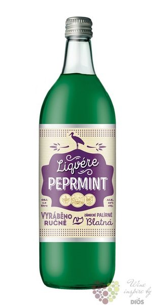 Liqvre  Peprmint  flavored regional spirits by Baron Hildprandt 20% vol.  1.00 l