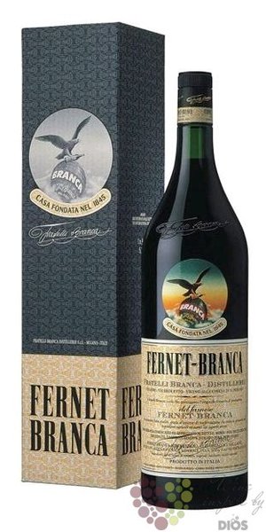 Branca  Fernet Original Black eagle  tin box Italian herbal liqueur 39% vol. 0.70 l