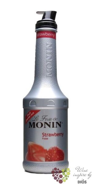 Monin pure  Strawberry  French fruits pap extract 00% vol.   1.00 l