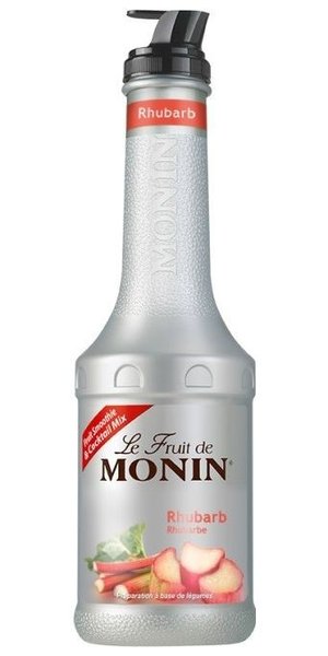 Monin pure  Rhubarb  French fruits pap extract 00% vol.  1.00 l