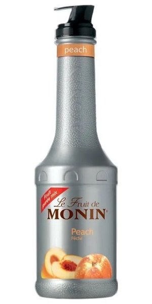 Monin pure  Peach  French fruits pap extract 00% vol.  1.00 l