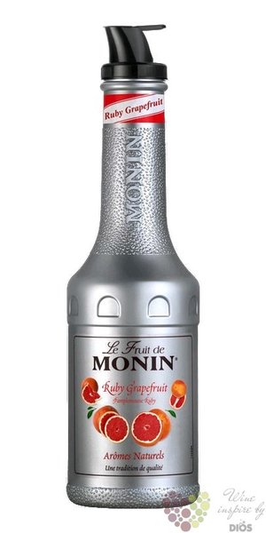 Monin purée „ Pamplemouse ruby ” French fruits pap extract 00% vol.  1.00 l