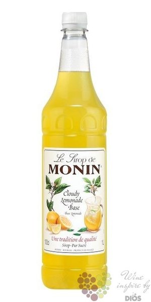 Monin concentrate  Lemonade Cloudy   French lemon juice 00% vol.   1.00 l