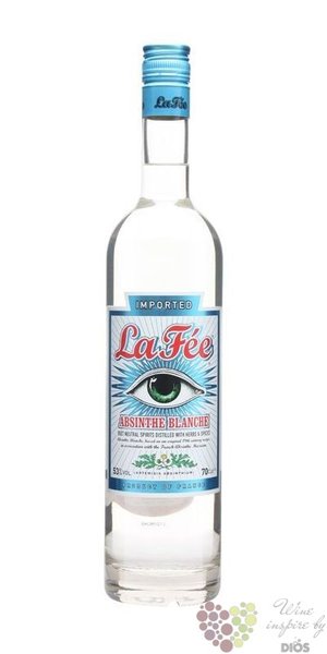 la Fe  Blanche  original French absinthe 53% vol.    0.70 l