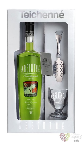 Teichenn  Green  acesories set Spanish absinth 70% vol.  0.50 l