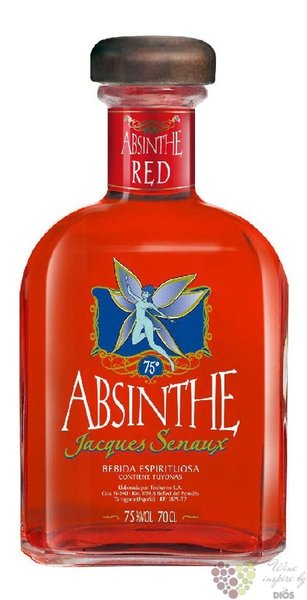 Jacques Senaux „ Red ” Spanish absinth by Teichenné 75% vol.    0.70 l