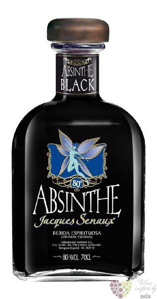 Jacques Senaux  Black  Spanish absinth by Teichenn 85 % vol.  0.70 l