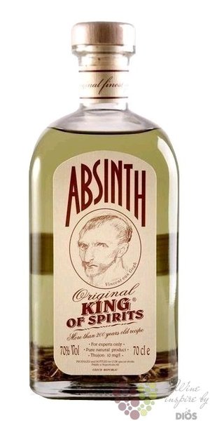 Absinth  King of spirits  Czech absinth by Lor special drinks 70% vol.  0.70 l