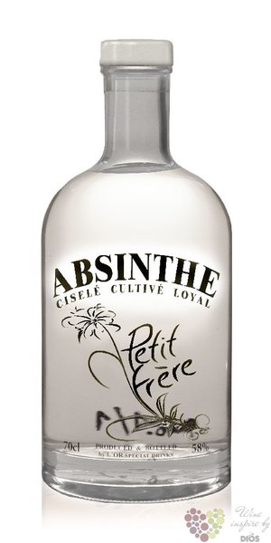 Petit frere  Pure  Czech absinth by Lor special drinks 58% vol.   0.05 l