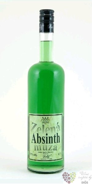 Zelen mza czech absinth by Delis 70% vol.   0.70 l