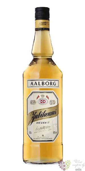 Aalborg „ Jubileums ” original Dansk aquavit 42% vol.  1.00 l