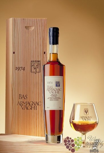 Vaghi 1971 Vintage Bas Armagnac AOC by Baron de Sigognac 40% vol.   0.70 l