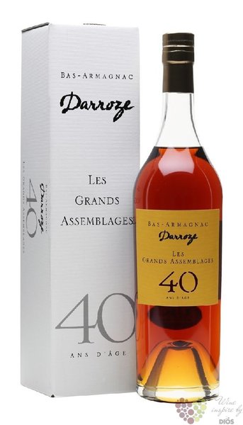 Darroze „ Grands assemblages ” aged 40 years Bas Armagnac Aoc 43% vol.  0.70 l