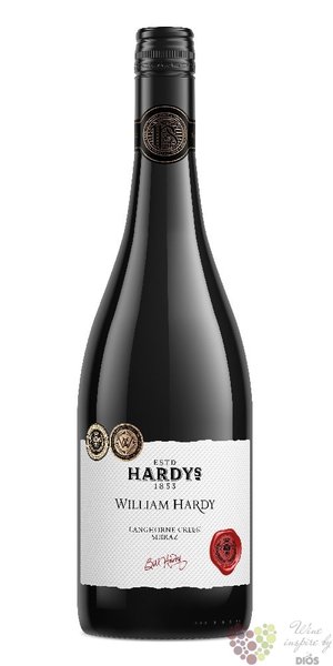 Shiraz  William Hardy  2019 South eastern Australia by Hardys 0.75 l