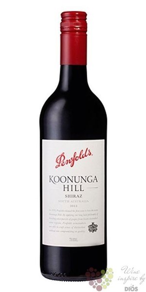 Shiraz  Koonunga hill  2019 South Australian wine by Penfolds  0.75 l
