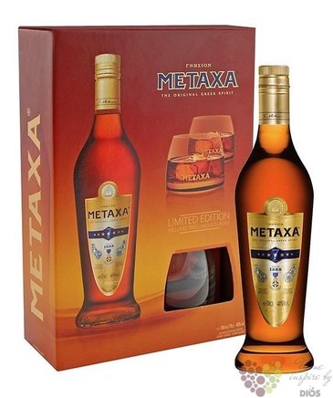 Metaxa 7 *  Amphora stars  2glass pack premium Greek brandy 40% vol.0.70 l