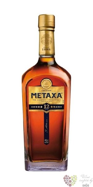 Metaxa 12 *  GPK  premium Greek spirit 40% vol.    0.05 l