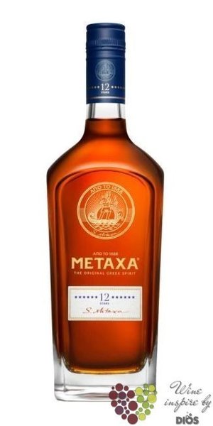 Metaxa 12 *  S.Metaxa  premium Greek spirit 40% vol.  0.70 l