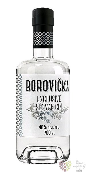 Borovika  Exclusive Slovak Gin  Slovakian spirits Fine distillery 40% vol.  0.70 l