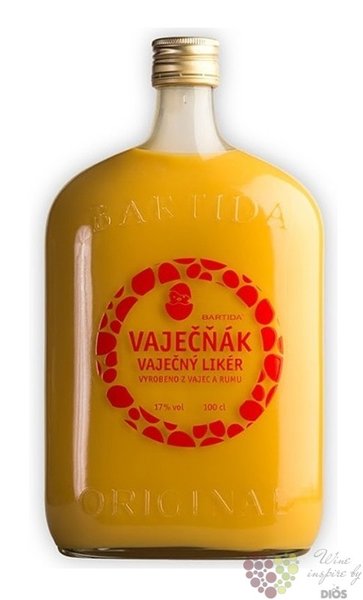 Bartida  Vajek  moravian egg liqueur 17% vol.   1.00 l