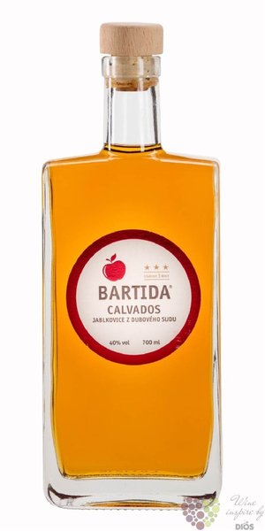 Bartida  Calvados  aged 3 years apple brandy 40% vol.  0.70 l