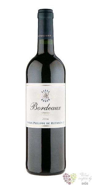 Bordeaux rouge Aoc 2019 Baron Philippe de Rothschild  0.75 l