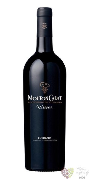 Bordeaux rouge  Mouton Cadet Reserve  Aoc 2016 Baron Philippe de Rothschild  0.75 l