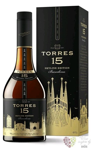 Brandy de Catalunya  Reserva privada ed. Barcelona  aged 15 years Torres 38% vol.  1.00 l