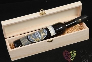 Nature wood box for 1 bottle with fillings