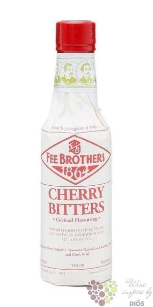 Fee Brothers bitters  Cherry  coctail flavoring 4.8% vol.  0.150 l