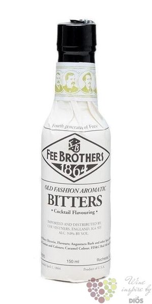 Fee Brothers bitters  Old fashion aromatic  coctail flavouring 17.5% vol.  0.150 l