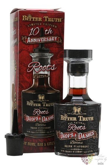 Bitter Truth bitters Drop &amp; dashes  Root  coctail flavoring 42% vol.  0.10 l