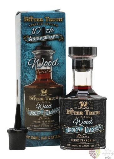 Bitter Truth bitters Drop &amp; dashes  Wood  coctail flavoring 42% vol.  0.10 l