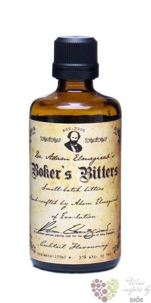 Dr.Adams Elmegirab bitters  Bokers  coctail flavoring 31.5% vol.    0.10 l