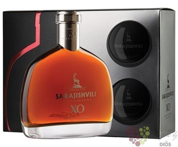 Sarajishvili  XO  gift set exclusive Georgian brandy by David Sarajishvili 40% vol.  0.70 l