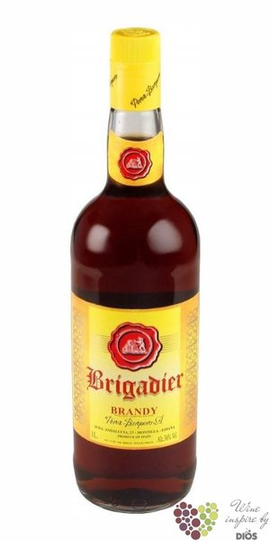 Brigadier Spanish brandy by Perz Barquero 36% vol.  1.00 l