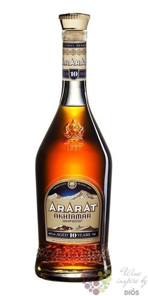 Ararat  Akhtamar  aged 10 years Armenian brandy 40% vol.  0.25 l