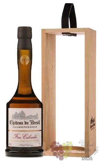 Chateau du Breuil   fine VS  wood box Calvados Pays dAuge 40% vol. 0.70l