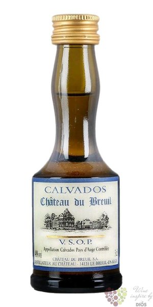 Chateau du Breuil  VSOP  Calvados Pays dAuge 40% vol.  0.03 l