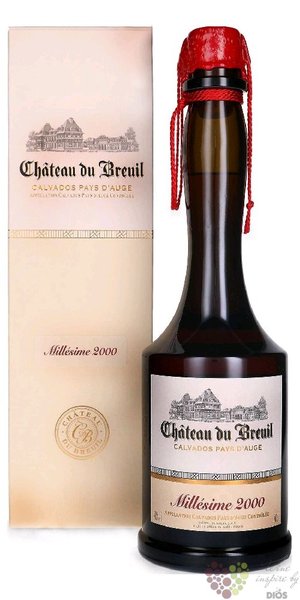 Chateau du Breuil  Millssime  2000 gift box Calvados Pays dAuge 41% vol.  0.70 l